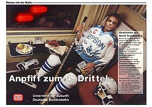 Objekt: Deutsche Bundesbahn Grossflächenplakat Fotografie und Grafik © F.ATOLL 1991