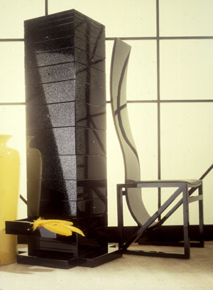 Objekt: Japanlackschrank Pesch für Depesche © F.ATOLL Ulli Mittelstädt und Roland Schriefer 1987